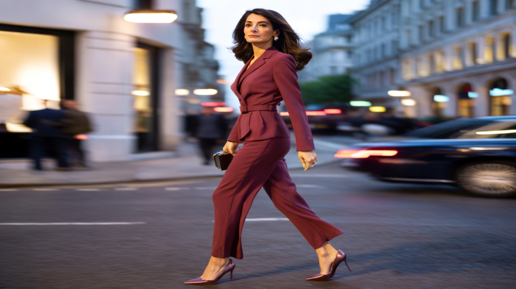Amal Clooney combinaison pantalon