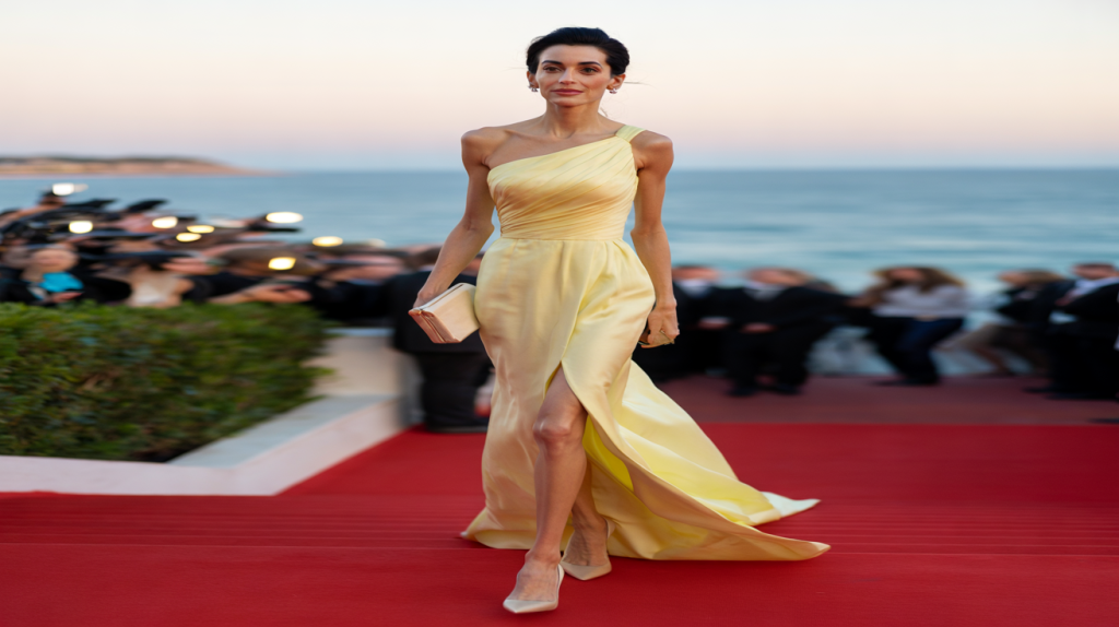 Amal Clooney robe de soirée