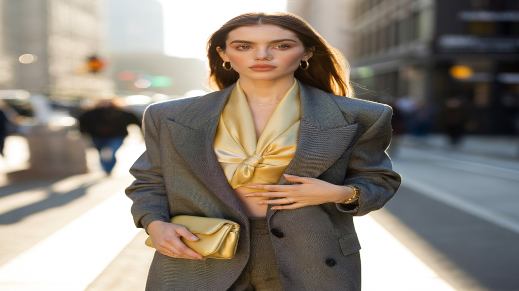 Amelia Gray Hamlin combo couleur inattendu