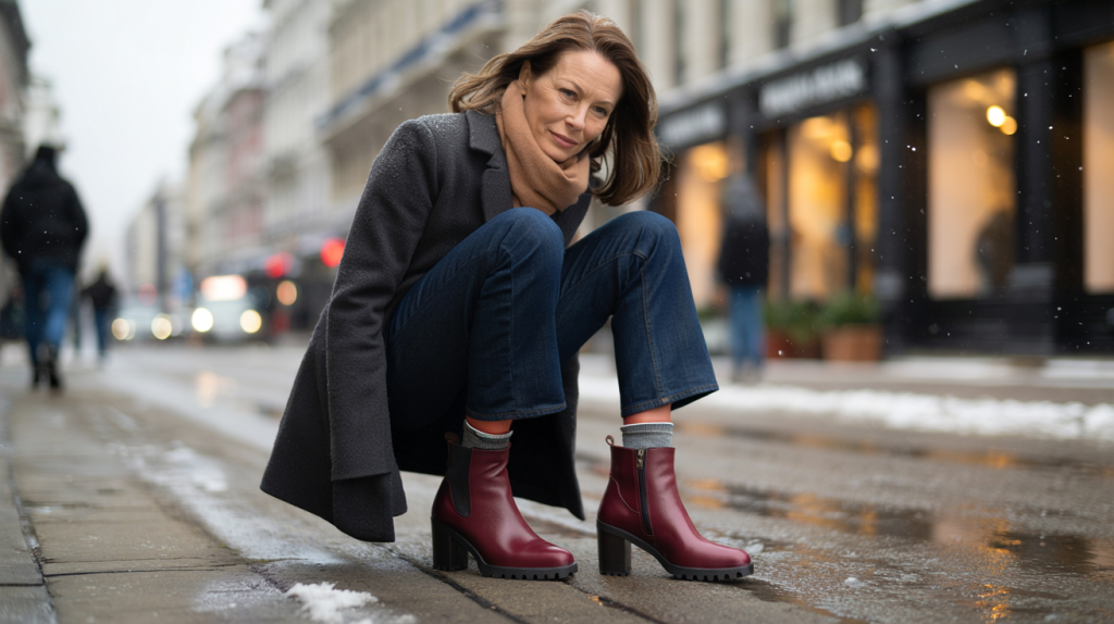 Bottes hiver femme après 40 ans style rajeunissant
