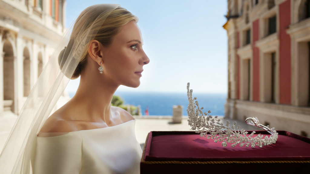 Charlène de Monaco diadème de mariage