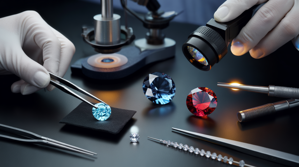 Différencier vraies pierres précieuses et synthétiques