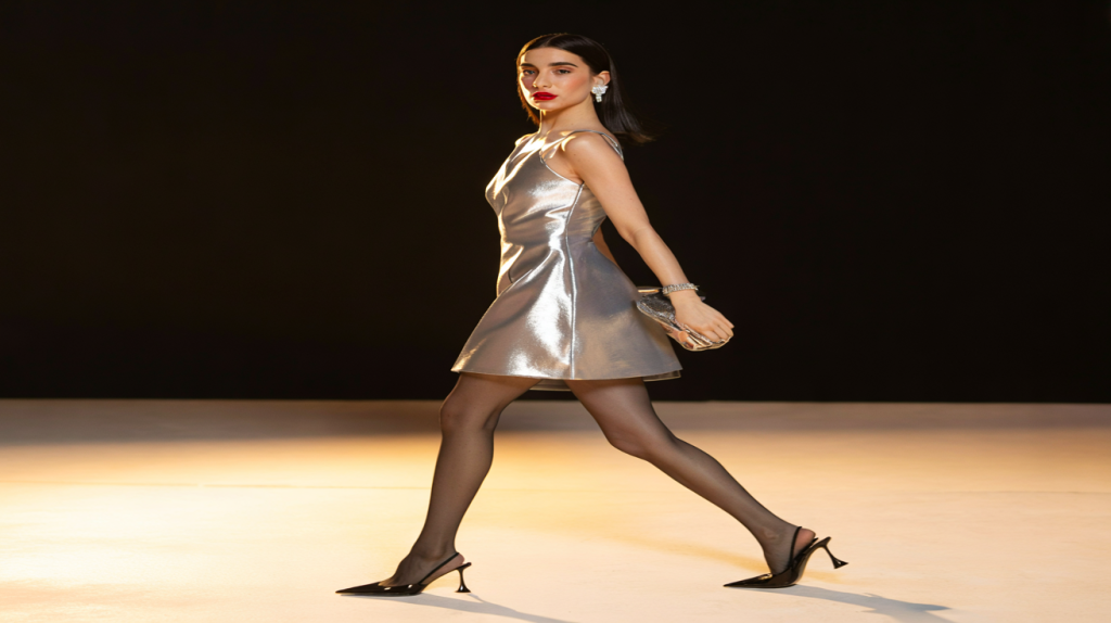 Dua Lipa look fêtes de fin d'année