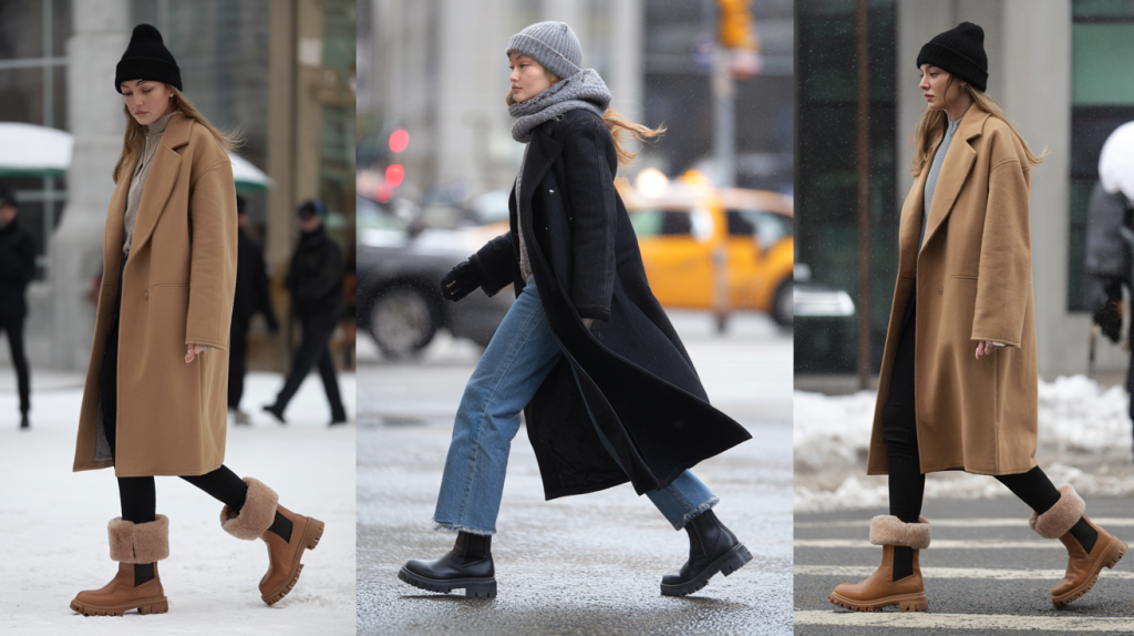 Gigi Hadid bottes hiver