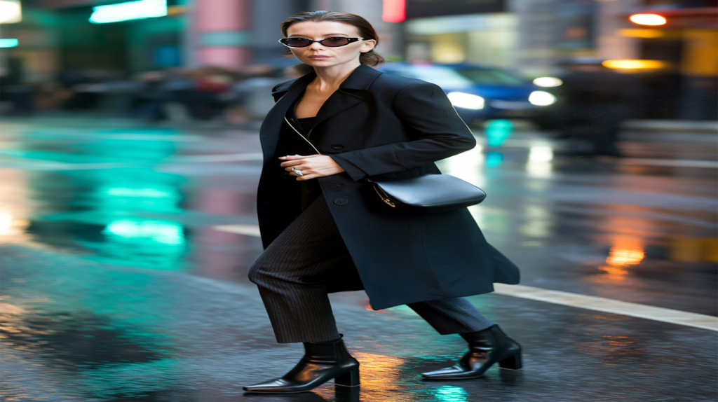 Juliette Binoche look Matrix