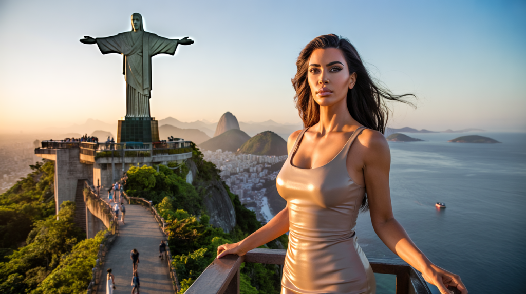 Kim Kardashian Rio de Janeiro