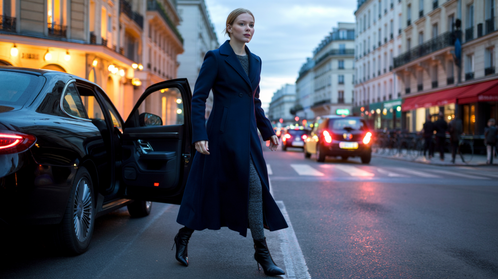 Léa Seydoux manteau