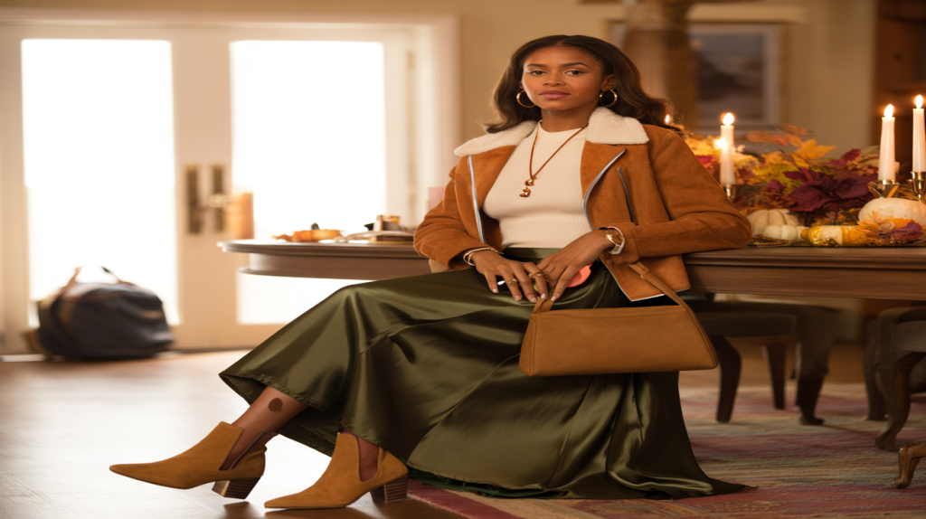 Look boho Sasha Obama Thanksgiving