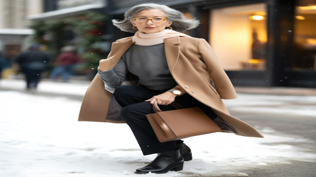 Look chic hiver femme 60 ans