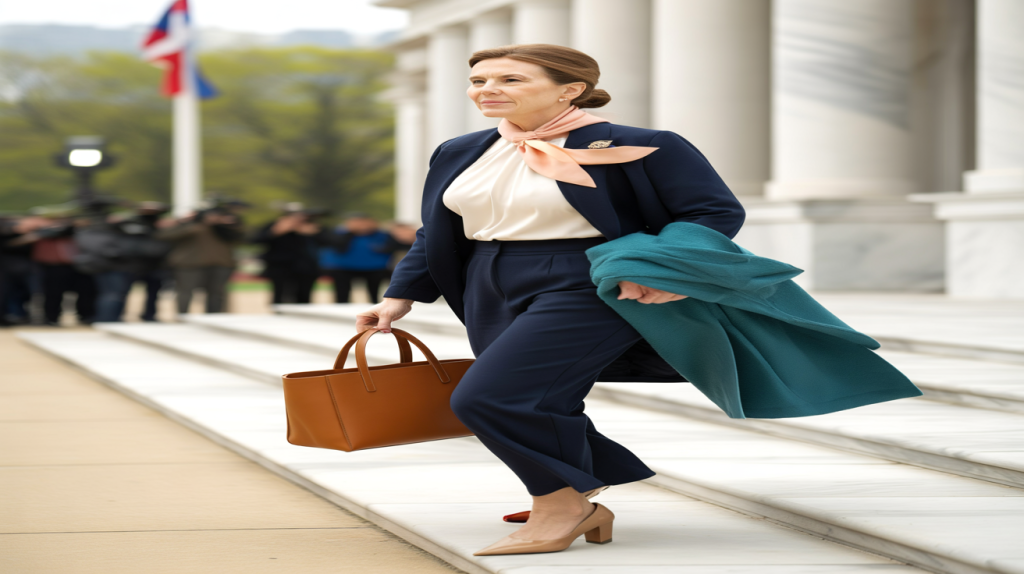 Look de Première dame moderne