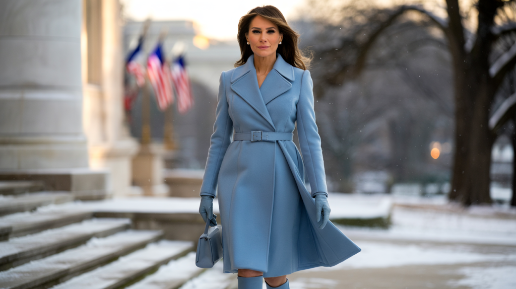 Melania Trump veste hiver