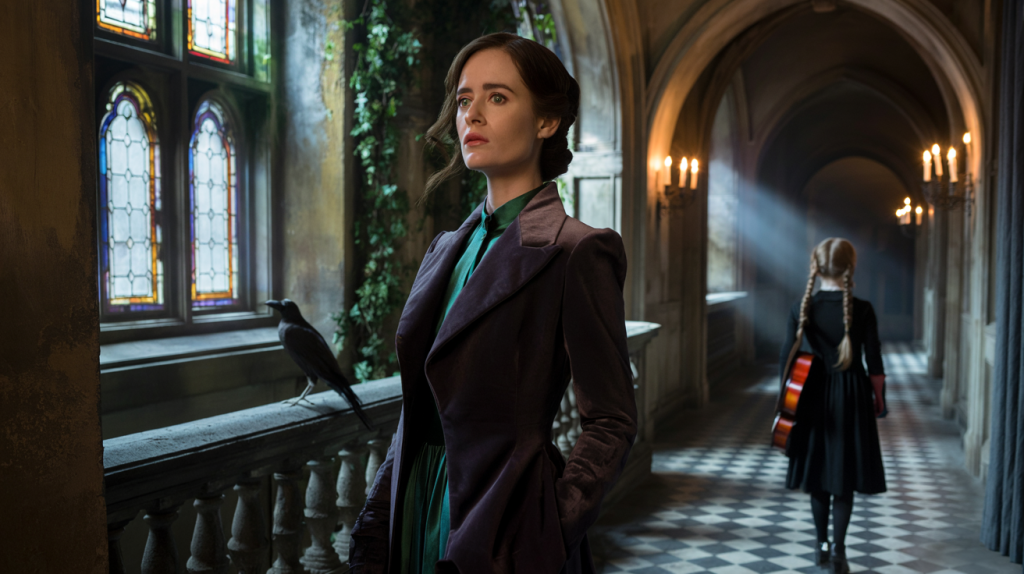 Rôle d’Eva Green dans Mercredi