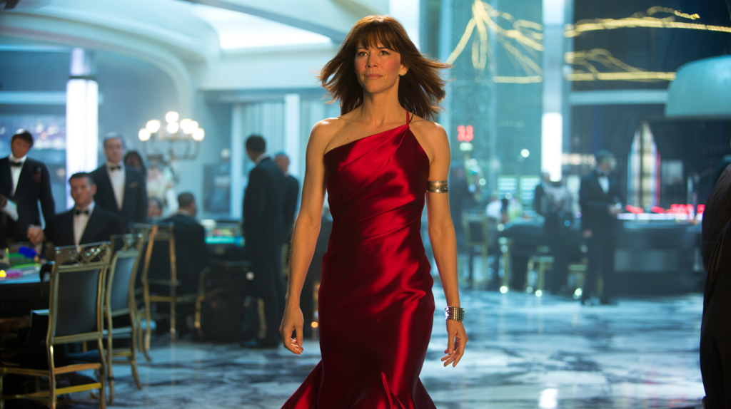 Symbolisme robe rouge Sophie Marceau Elektra King