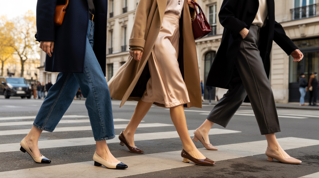 Tendance ballerines française