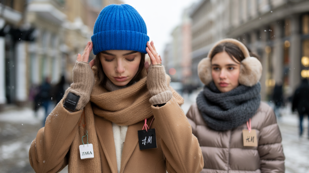 accessoires hiver pas chers Zara Mango H&M