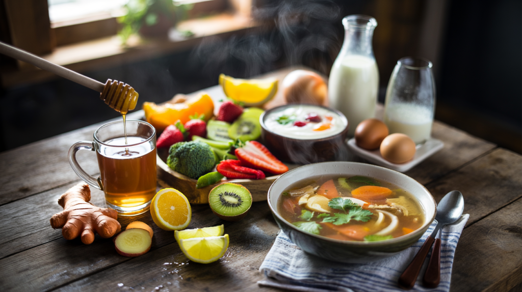 aliments contre le rhume