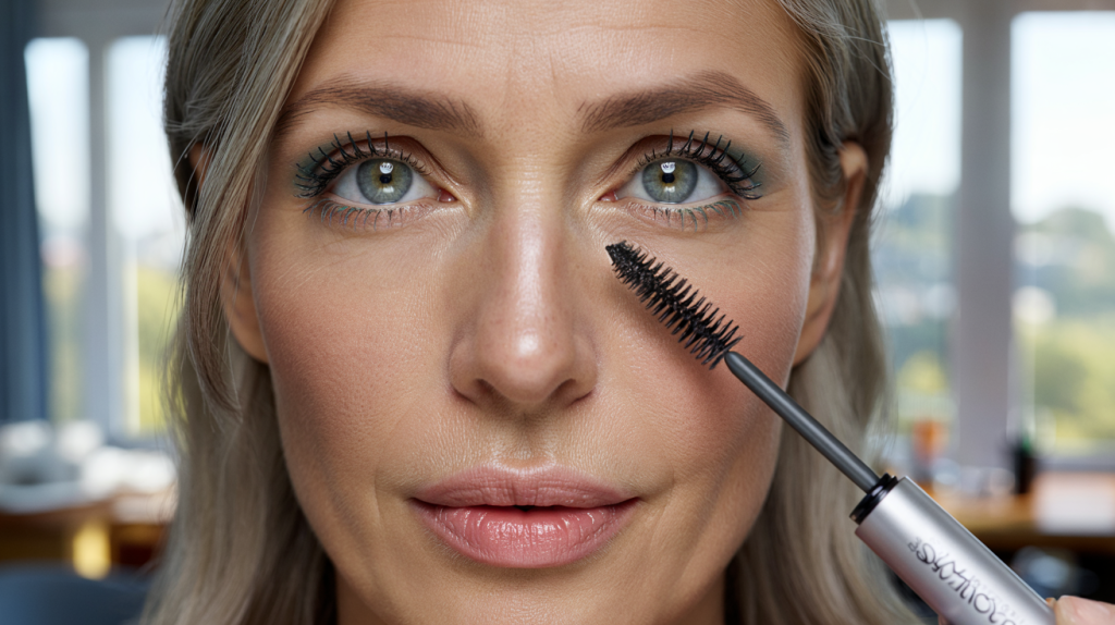 astuce maquillage mascara gris