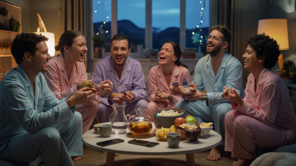avantages soirée pyjama entre adultes