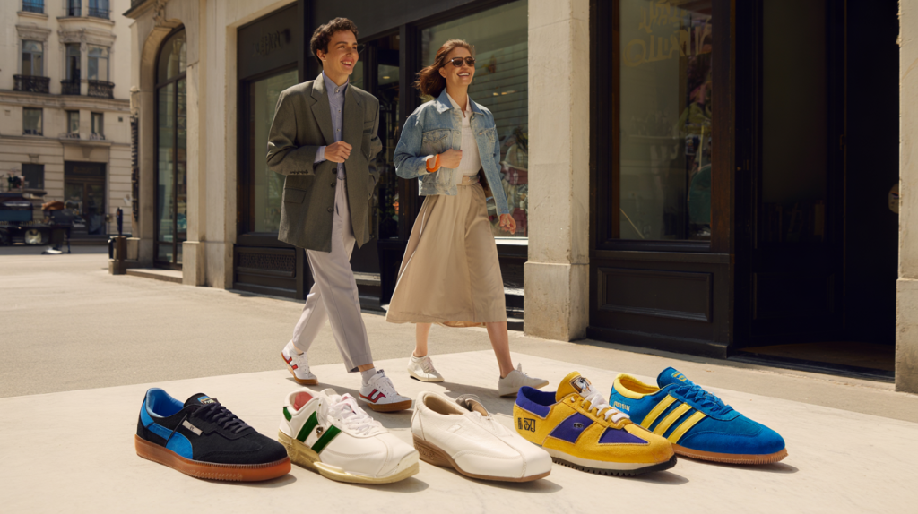 baskets vintage qui rajeunissent le look