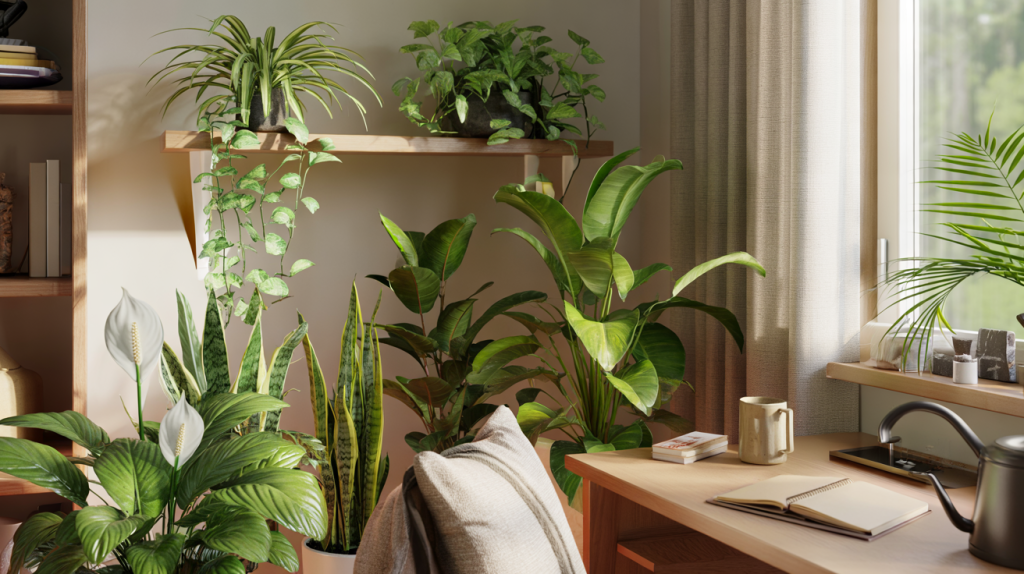 bienfaits des plantes d’intérieur