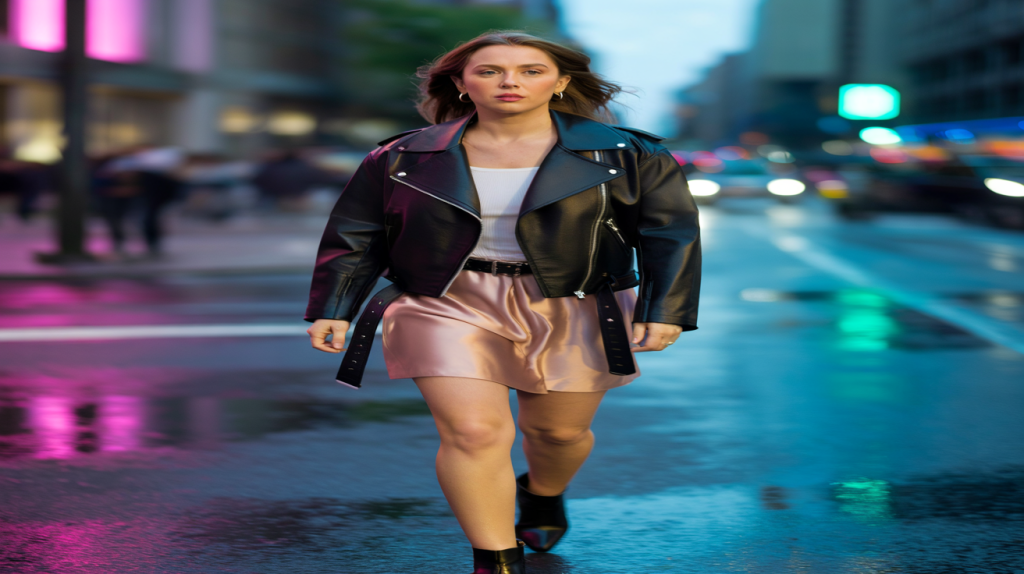 blouson Zara rock chic