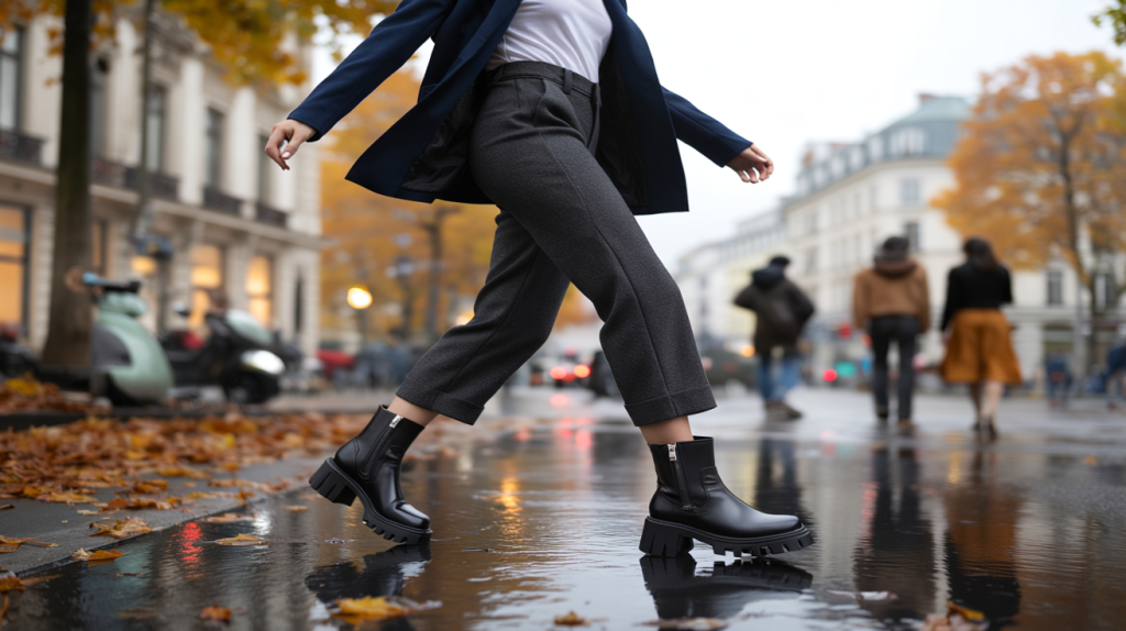 bottes motardes femme tendance automne