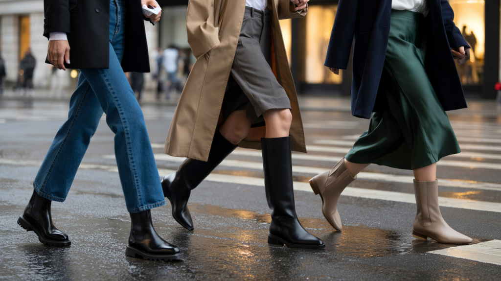 bottes plates Zara élégantes