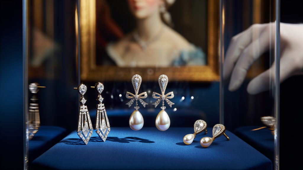 boucles d’oreilles royales historiques