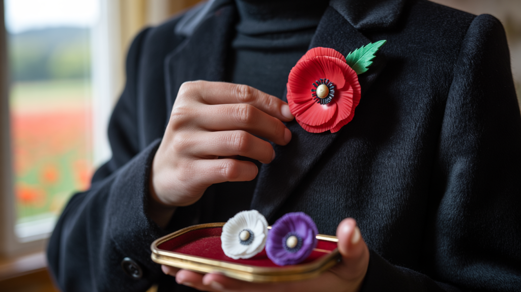 broche coquelicot signification