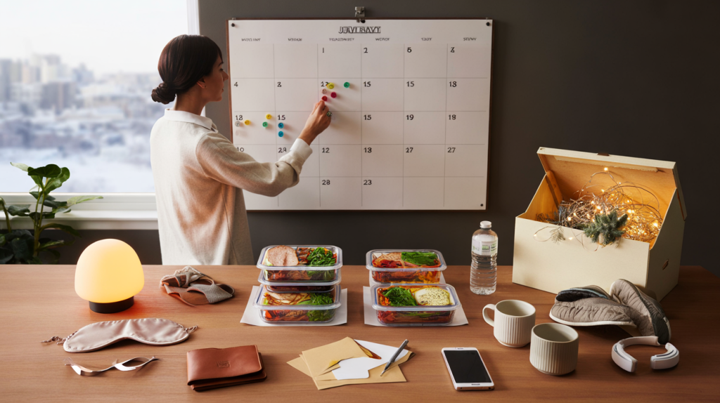 calendrier après fêtes adultes