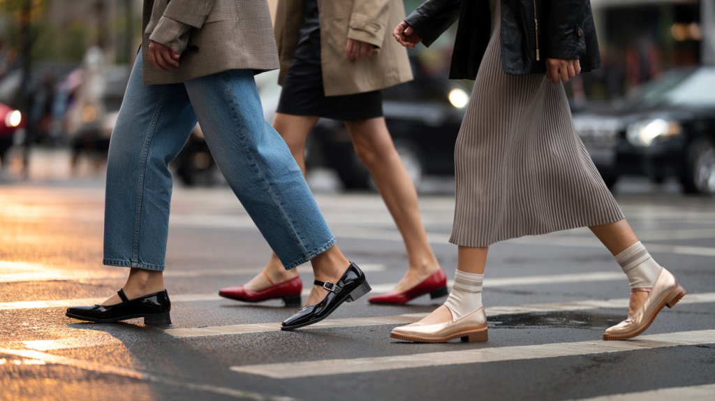 chaussure démodée de retour tendance