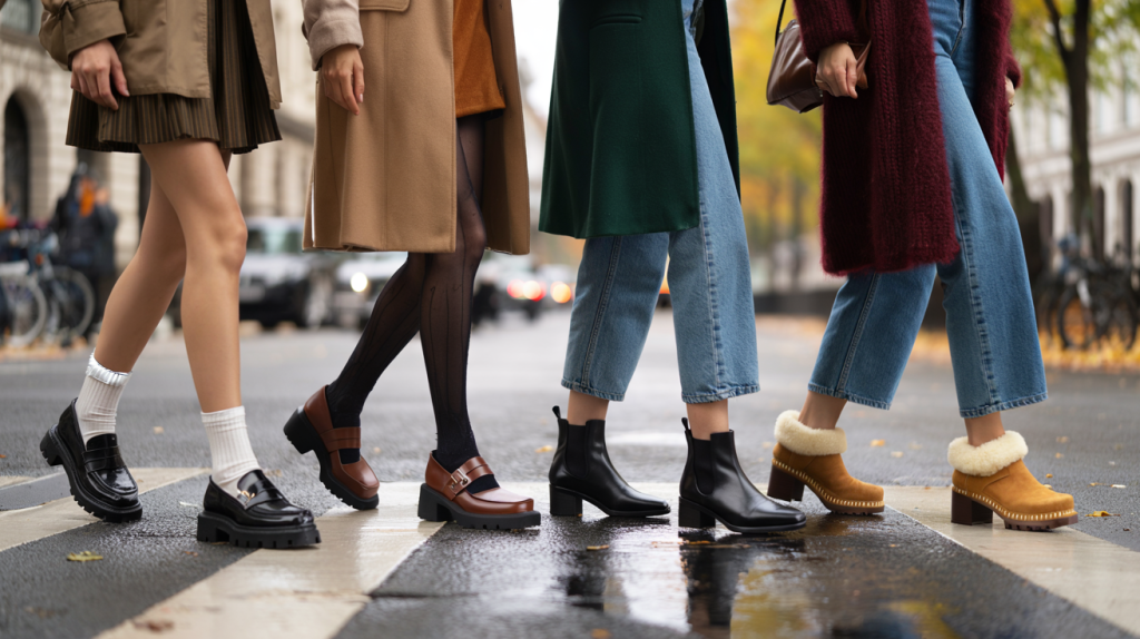 chaussures tendance mi-saison femme automne