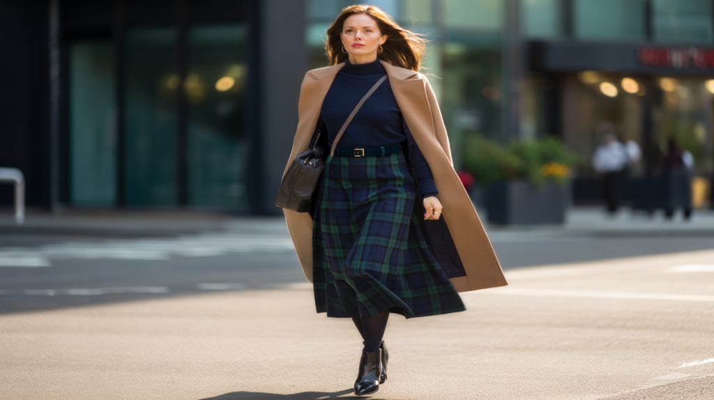 comment porter la jupe écossaise longue