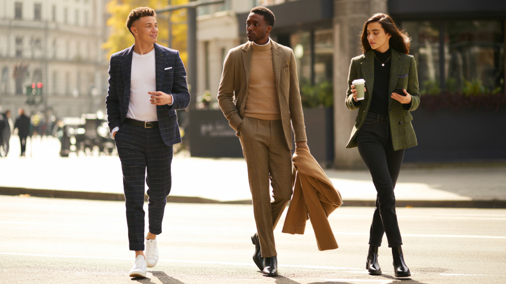 comment porter le tailleur en tweed