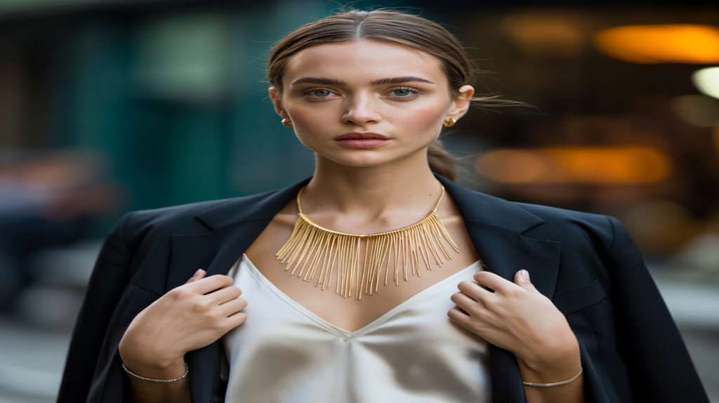 comment porter un collier à franges