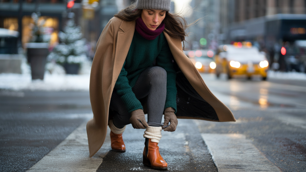 comment porter un legging en hiver