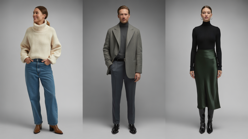 comment porter un pull col roulé