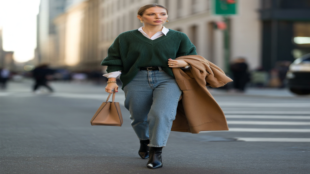 comment porter un pull oversize