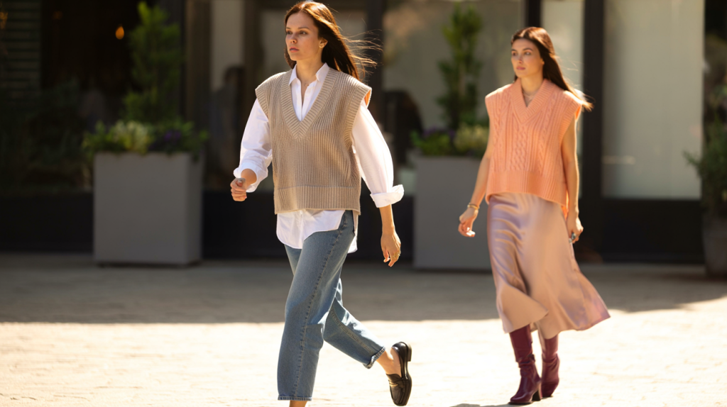 comment porter un pull sans manches