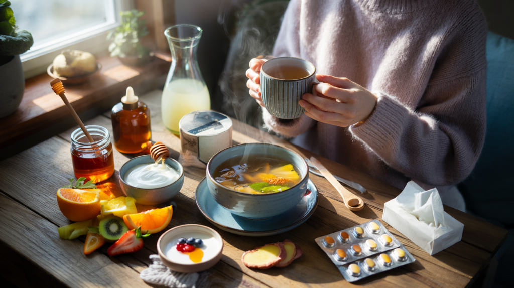 conseils de nutritionniste contre le rhume