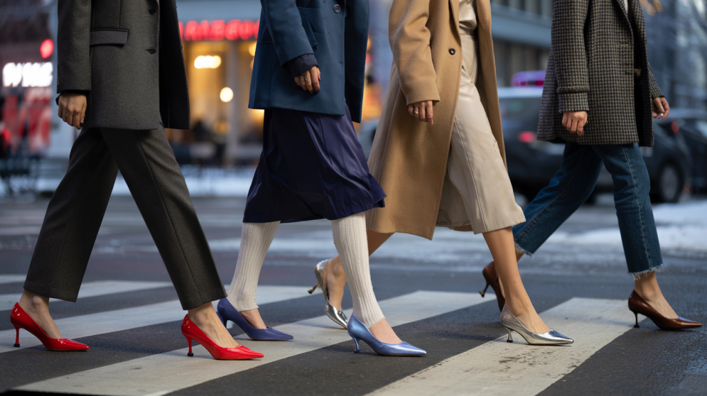 couleur tendance escarpins hiver 2025