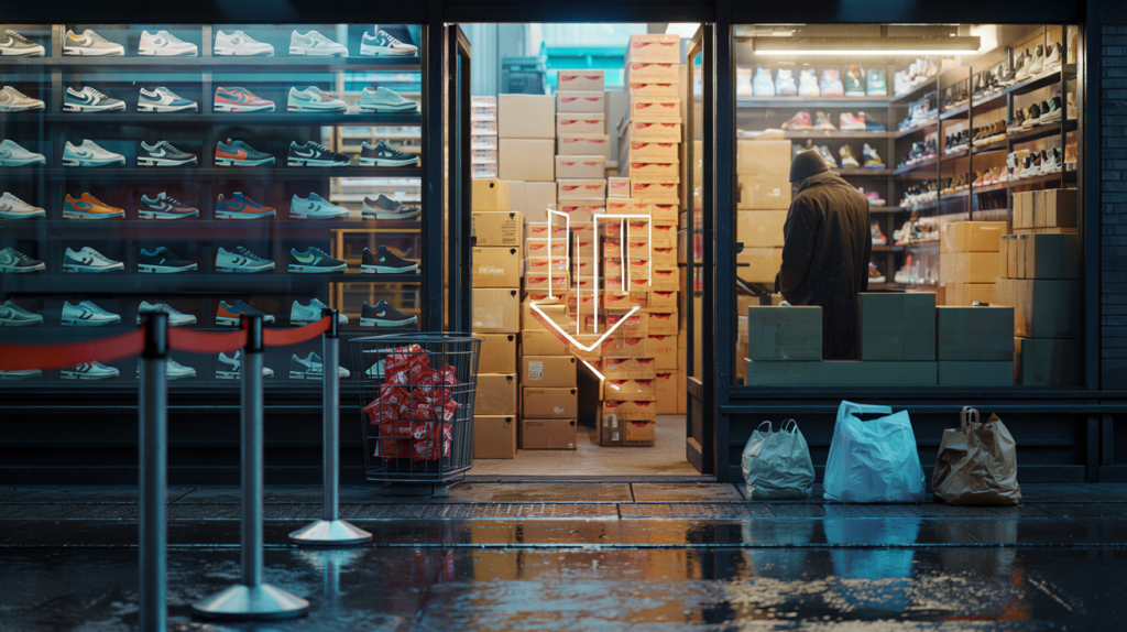 déclin du marché des sneakers