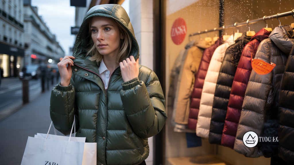 doudoune Zara femme petit prix