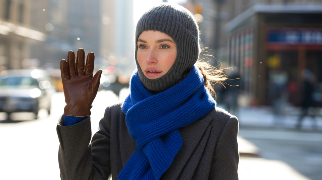 écharpe gants cagoule femme