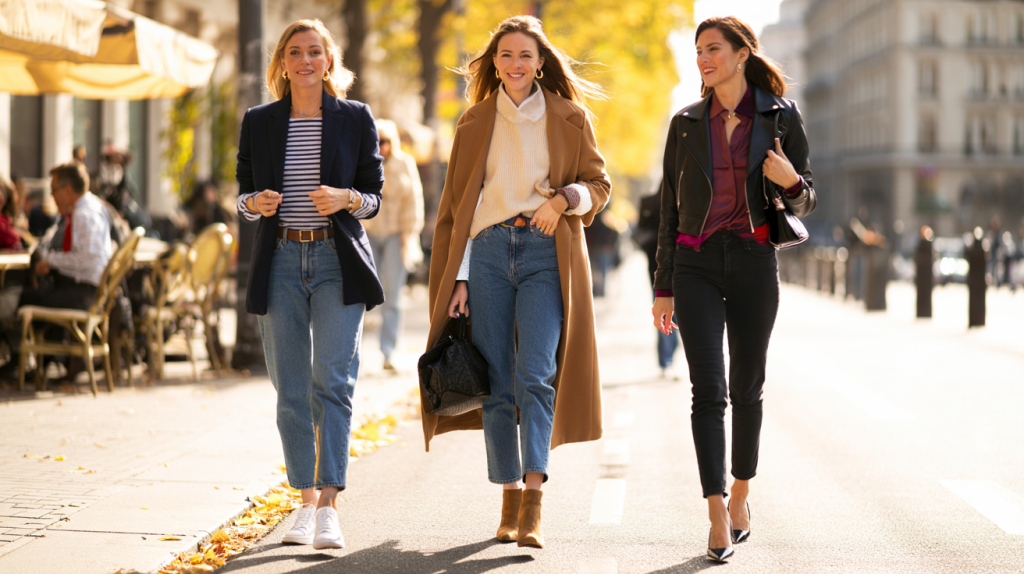 idées de tenues automne avec jean