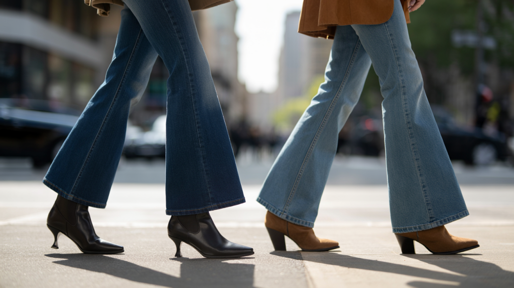 jean bootcut avec bottes