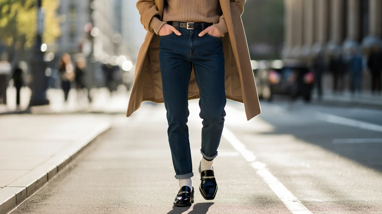 jean slim avec pull