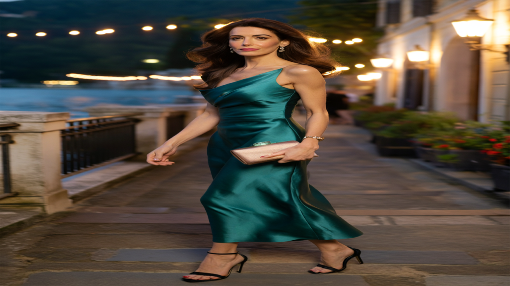 look Amal Clooney soirée romantique