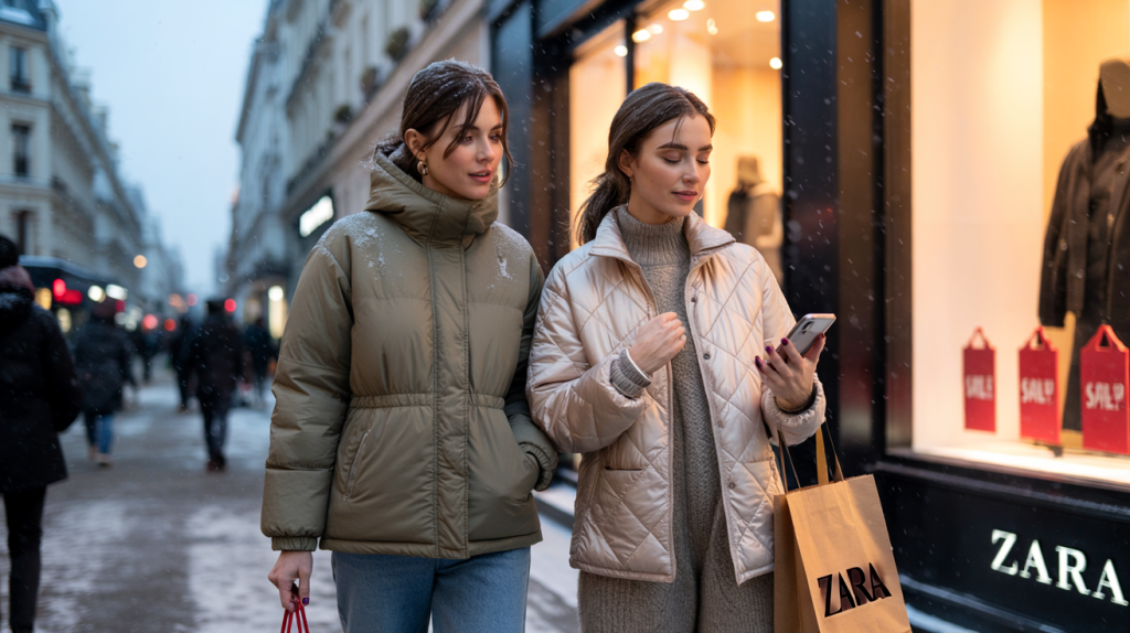 manteau Zara femme hiver moins de 70 euros