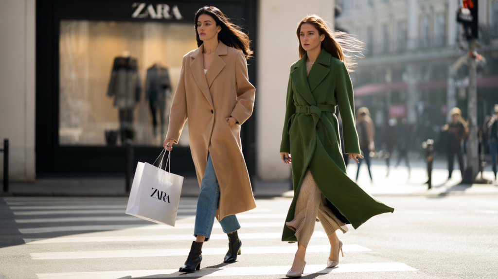 manteau chic Zara pas cher